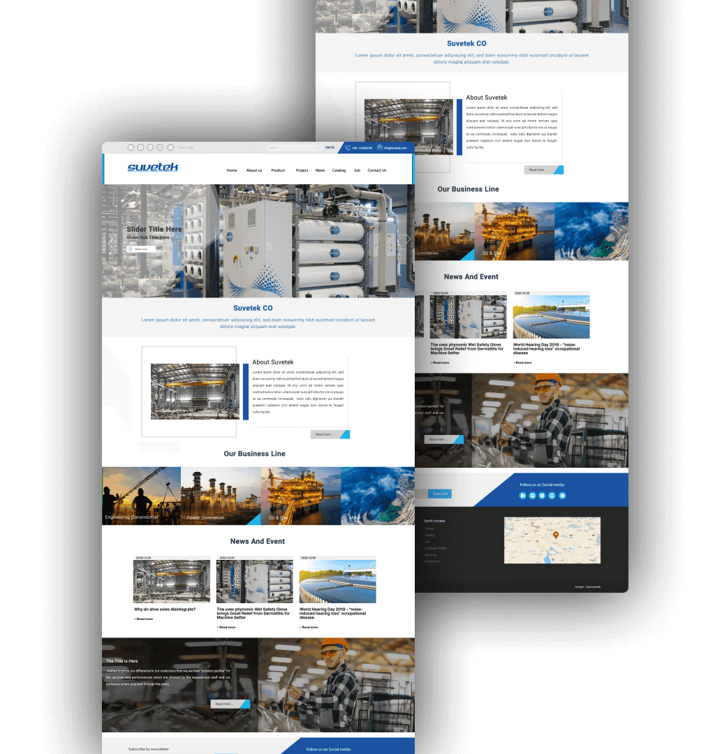 Landing page design — selection 10